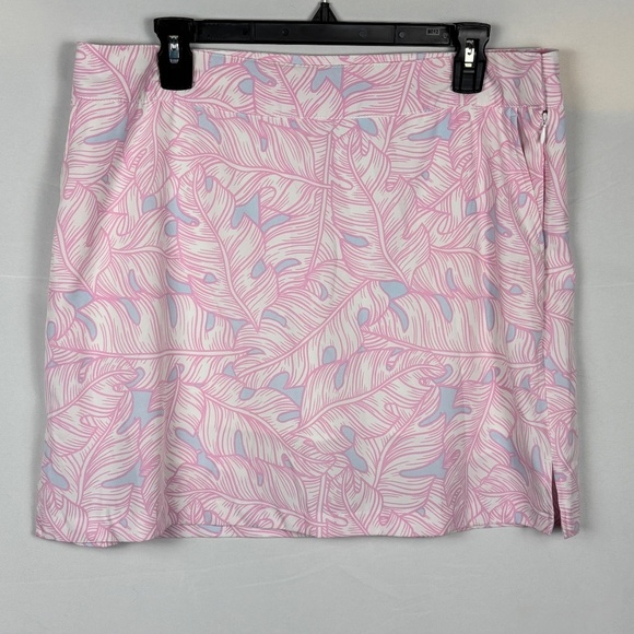 Izod Golf Womens SKORT Skirt w Shorts Sz 10 Zip 3 pocket Athleisure Active Sport - Picture 1 of 13